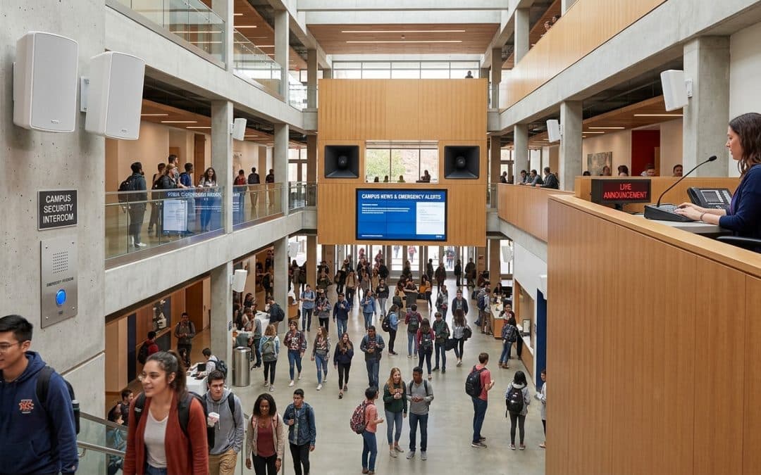 Intercom & PA Systems: Ensuring Reliable Communication for Campus-Wide Announcements